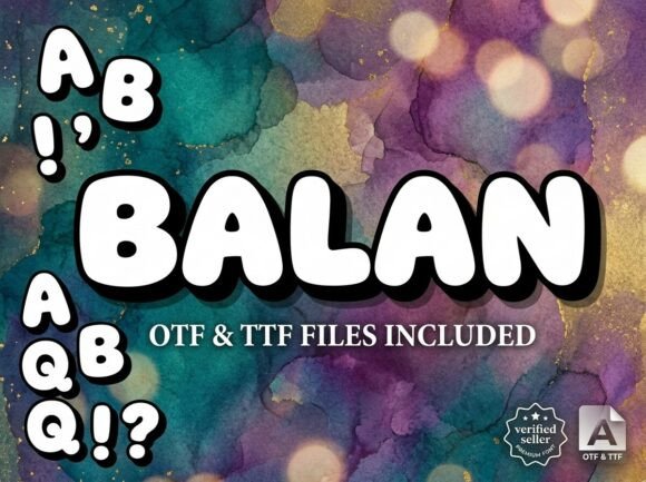 Balan: Elevating Visual Identity with Bold Decorative Typography