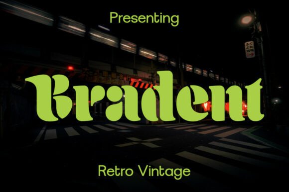 Bradent: Integrating Vintage Motorcycle Typography into Professional Design Workflows