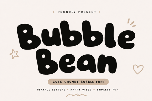Bubble Bean: Integrating Playful Typography into Professional Design Workflows