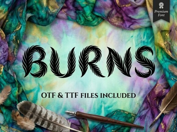 Burns: Organic Display Typography