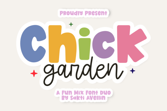 Chick Garden Duo: Integrating Playful Typography into Professional Design Workflows