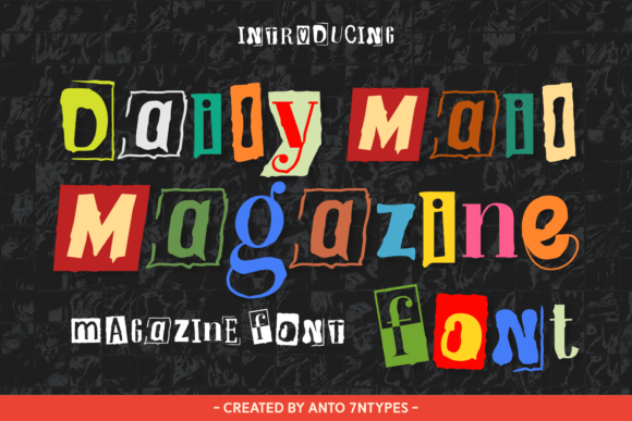 Daily Mail Magazine Font: Vintage Ransom Style