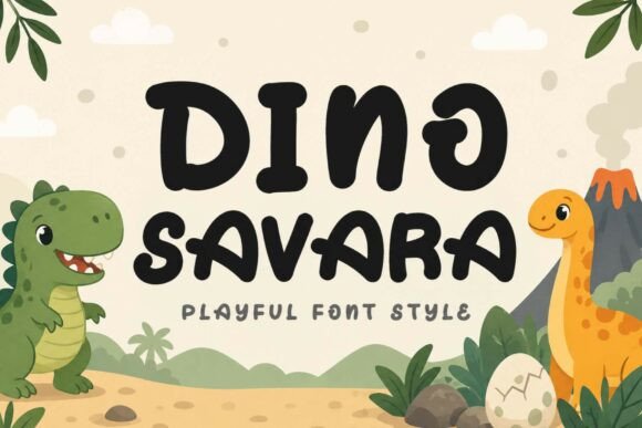 Dino Savara: A Unique Display Font for Creative Projects