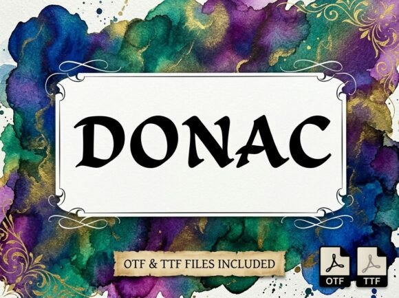 Donac: Integrating Historical Calligraphy into Modern Design Workflows