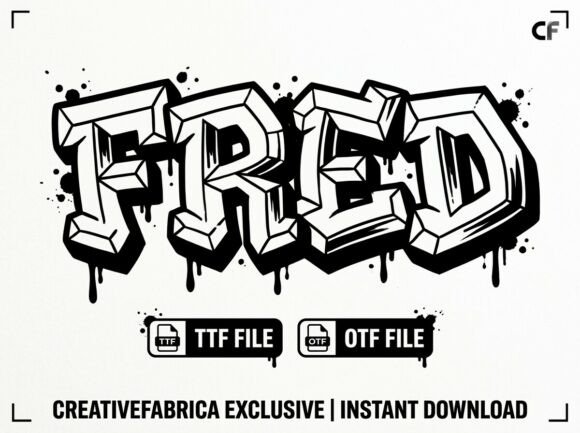 Fred Font: Bold Uppercase Display Type for Impact
