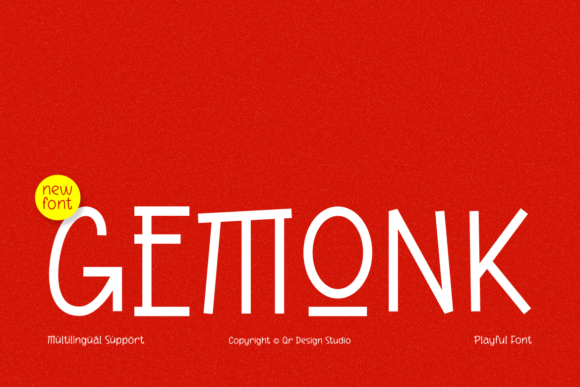 Gemonk: Strategic Application of Unconventional Display Typography