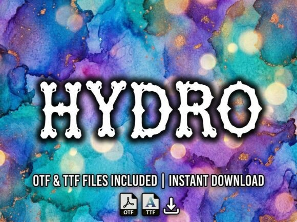 Hydro: Elevating Visual Identity Through Organic Typography