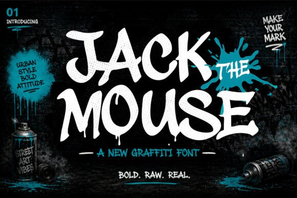 Jack the Mouse: Integrating Authentic Graffiti Typography into Modern Design