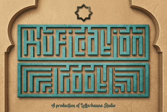 Kufication Root: Bridging Arabic Geometric Tradition and Modern Latin Typography