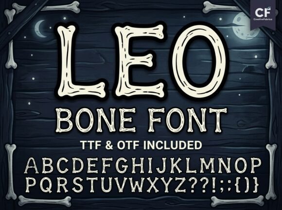 Leo: Integrating Skeletal Typography into Thematic Visual Design