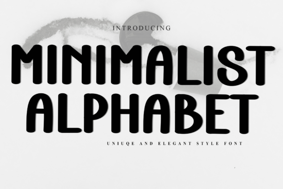 Minimalist Alphabet: A Soft Font for Creative Design