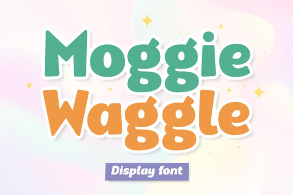 Moggie Waggle: Playful Display Font for Creative Projects