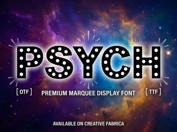 Psych: Integrating Retro-Theatrical Typography into Modern Design Workflows