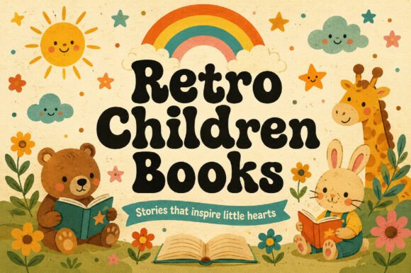 Retro Children Books: Bringing Vintage Warmth to Modern Design Projects