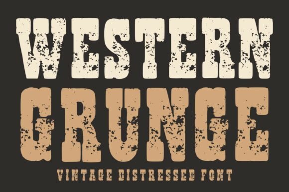 Western Grunge: Integrating Rugged Typography into Professional Design Workflows